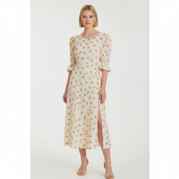 Rixo Quinn Midi Dress New Without Tags 6 - Picture 1 of 10